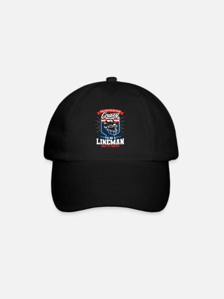 American Football Mannschaft American Football Foo - Baseballkappe - Schwarz/Schwarz