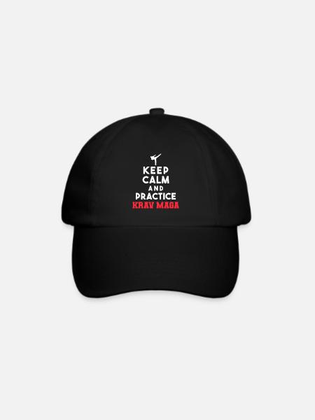 Krav Maga Apparel Israeli Self - Baseballkappe - Schwarz/Schwarz