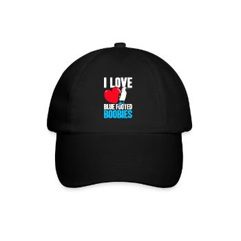 Tölpelvogel Seevogel Tölpel Geschenk - Baseballkappe - Schwarz/Schwarz - Vorne