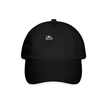 Patriotische Hirschjagd Für Hirschjäger - Baseballkappe - Schwarz/Schwarz - Vorne