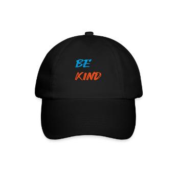 SEIEN SIE FREUNDLICHE PHRASEN MOTIVIEREND - Baseballkappe - Schwarz/Schwarz - Vorne