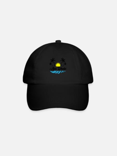 abu dhabi - Baseballkappe - Schwarz/Schwarz