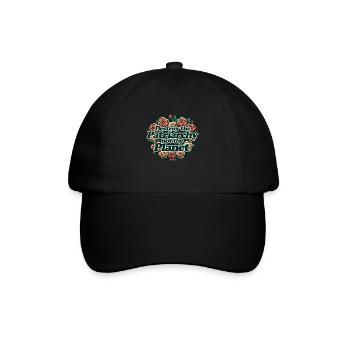 Zerstöre das Patriarchat, nicht den Planeten - Baseballkappe - Schwarz/Schwarz - Vorne