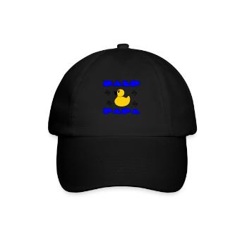 KAHLKÖPFIGER PAPA - Baseballkappe - Schwarz/Schwarz - Vorne