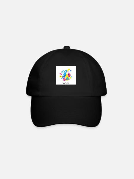 PIPIKAKA Modern - Baseballkappe - Schwarz/Schwarz
