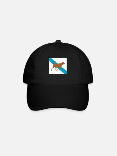 Dog Hund - Baseballkappe - Schwarz/Schwarz