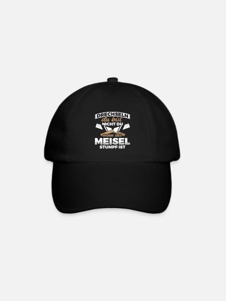Drechseln Drehen Drechsler - Baseballkappe - Schwarz/Schwarz