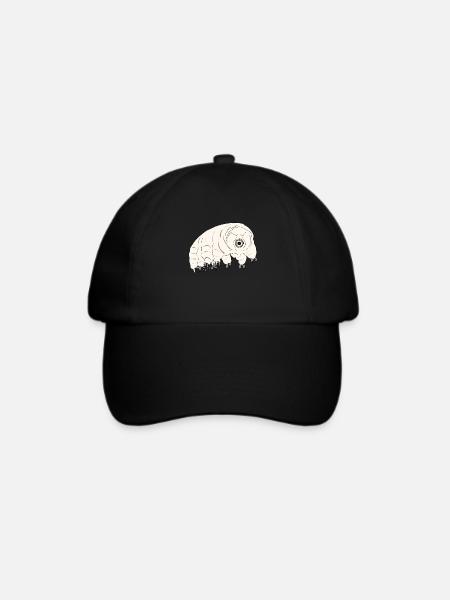 Tardigrade water bear - Baseballkappe - Schwarz/Schwarz