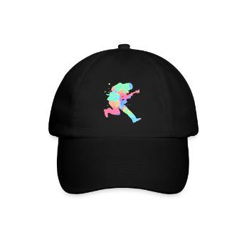 Gitarrist - Baseballkappe - Schwarz/Schwarz - Vorne
