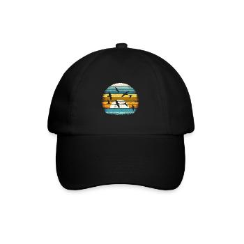 Vintage Vogelbeobachtung Vogelbeobachter Vögel Vogelbeobachter - Baseballkappe - Schwarz/Schwarz - Vorne