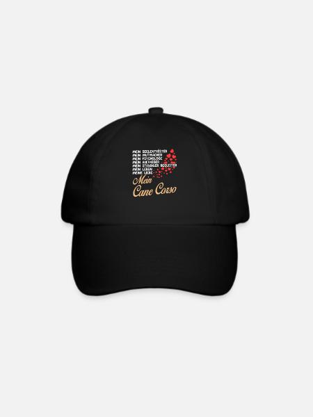 Cane-Corso - Mein - Baseballkappe - Schwarz/Schwarz