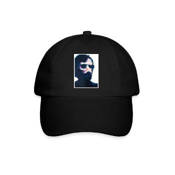 Original Kunstdruck "Glasses" - Baseballkappe - Schwarz/Schwarz - Vorne