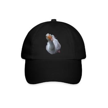 Gans - Baseballkappe - Schwarz/Schwarz - Vorne