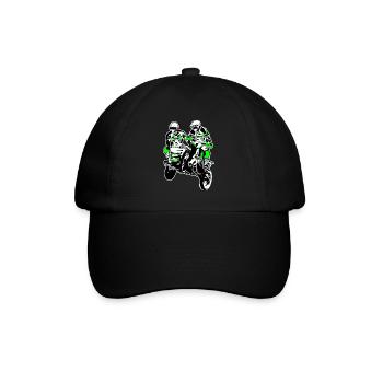 Sidecar MotoCross - Baseballkappe - Schwarz/Schwarz - Vorne