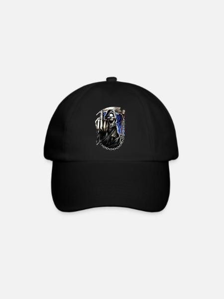 Sensenmann - Baseballkappe - Schwarz/Schwarz