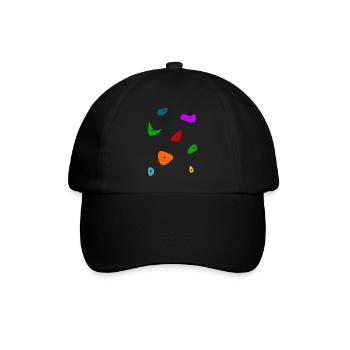 Kletterwand - Baseballkappe - Schwarz/Schwarz - Vorne