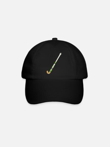 Hockeyschläger Feldhockey - Baseballkappe - Schwarz/Schwarz