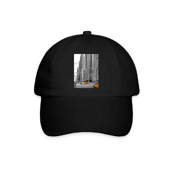 NYC Yellow Cabs Radio City - Baseballkappe - Schwarz/Schwarz - Vorne