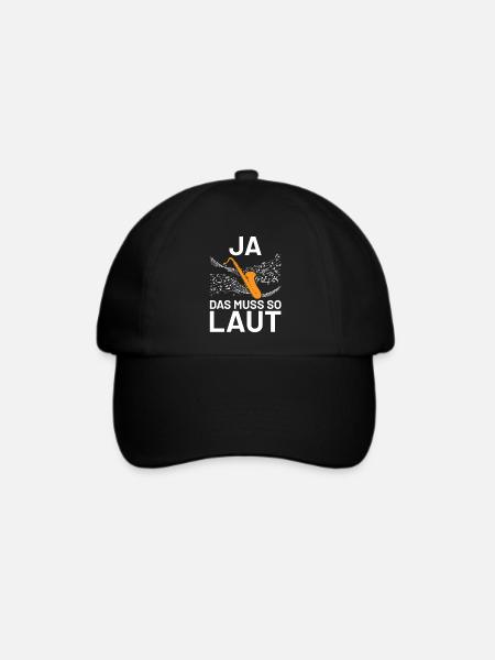 Saxophon Jazz Musiker Geschenkidee - Baseballkappe - Schwarz/Schwarz
