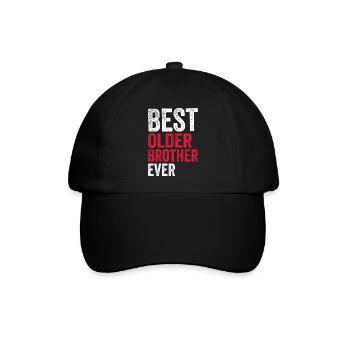 best older brother - Baseballkappe - Schwarz/Schwarz - Vorne