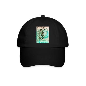 Abstract Art - Baseballkappe - Schwarz/Schwarz - Vorne