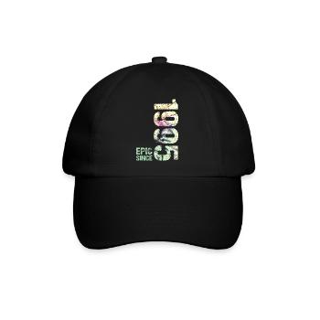 Epic Since 1995 Jahr Jubiläum - Baseballkappe - Schwarz/Schwarz - Vorne