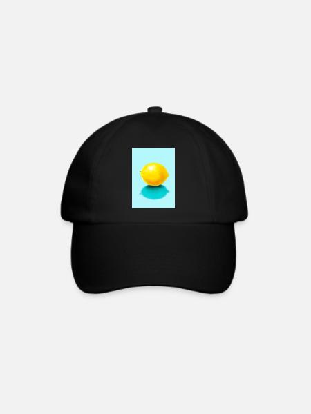 Zitrusfrüchte - Baseballkappe - Schwarz/Schwarz