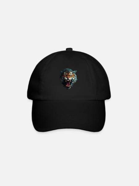 Tiger - Baseballkappe - Schwarz/Schwarz