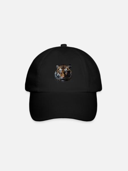 Tiger - Baseballkappe - Schwarz/Schwarz