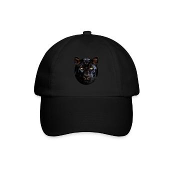 Panther - Baseballkappe - Schwarz/Schwarz - Vorne