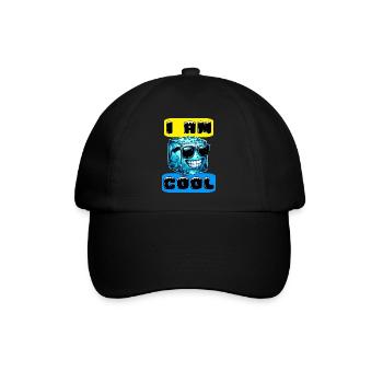 Eis - Baseballkappe - Schwarz/Schwarz - Vorne