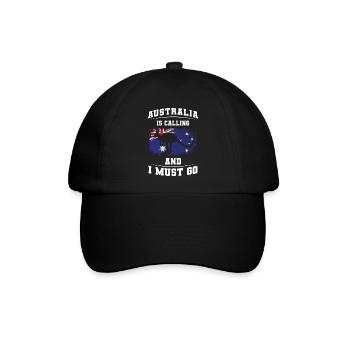 Outback Känguru Metropole - Baseballkappe - Schwarz/Schwarz - Vorne