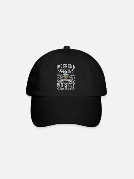 Rum Genuss Feiern Drink - Baseballkappe - Schwarz/Schwarz