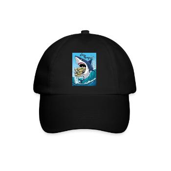 Stay Hungry - Die Vision zum Reichtum - Baseballkappe - Schwarz/Schwarz - Vorne