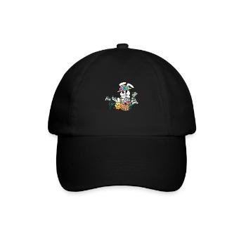 Ostern Osterhase Ostereier Kinder Osterfest Eier - Baseballkappe - Schwarz/Schwarz - Vorne