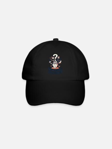Profi Overthinker - Baseballkappe - Schwarz/Schwarz