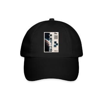 Jupiter-Glyphen-Nacht-Edition - Baseballkappe - Schwarz/Schwarz - Vorne