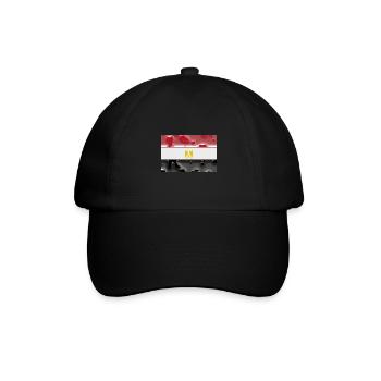 Ägypten - Baseballkappe - Schwarz/Schwarz - Vorne