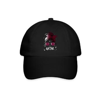 Katar - Baseballkappe - Schwarz/Schwarz - Vorne