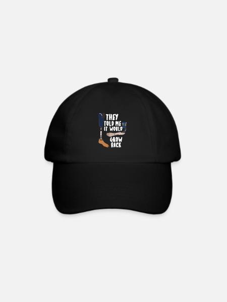 It Would Grow Back - Baseballkappe - Schwarz/Schwarz