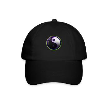 Ying Yang spirit - Baseballkappe - Schwarz/Schwarz - Vorne