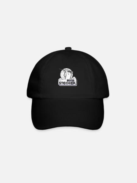 Bester Stecher Krankenpfleger - Baseballkappe - Schwarz/Schwarz