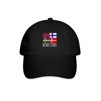 Scandinavia United - Baseballkappe - Schwarz/Schwarz - Vorne