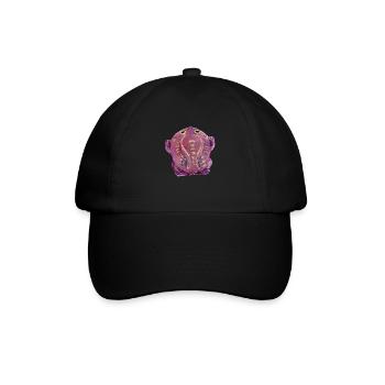 Purple Kröte - Baseballkappe - Schwarz/Schwarz - Vorne