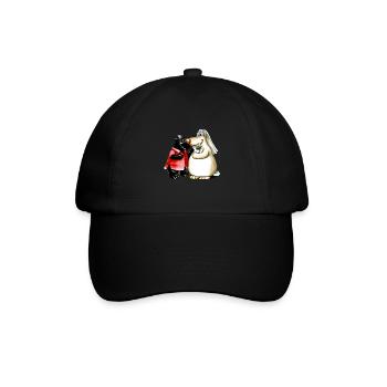 Hochzeit der Tiere - Baseballkappe - Schwarz/Schwarz - Vorne