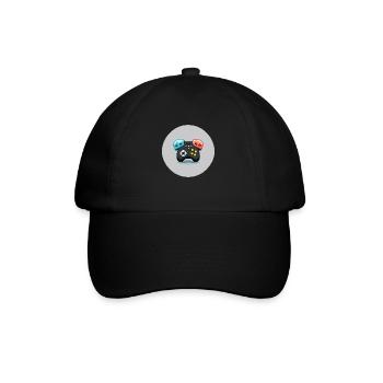 Gaming - Baseballkappe - Schwarz/Schwarz - Vorne