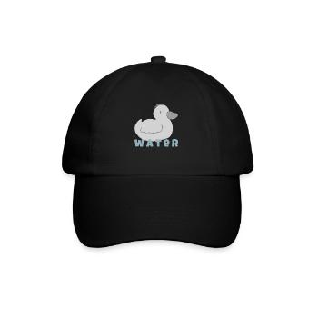 entchen water - Baseballkappe - Schwarz/Schwarz - Vorne