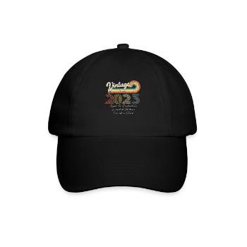 2023 Jahrgangsklassiker 2023 - Baseballkappe - Schwarz/Schwarz - Vorne