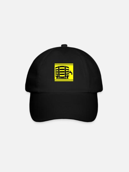 Bierfass Bier - Baseballkappe - Schwarz/Schwarz