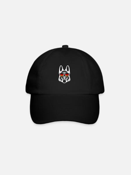 Elsässisch - Baseballkappe - Schwarz/Schwarz